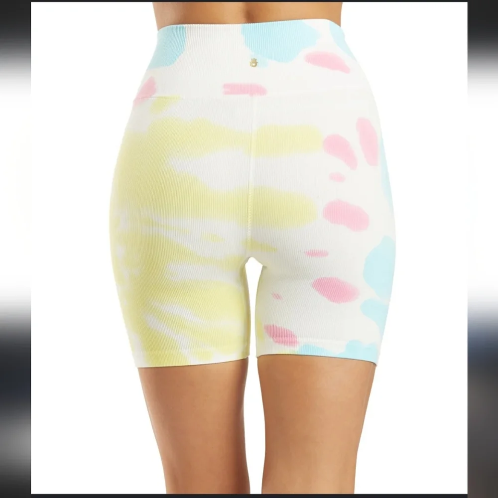 Spiritual Gangster Crop Top Bra Biker Shorts Tie Dye Set - Picture 15 of 15